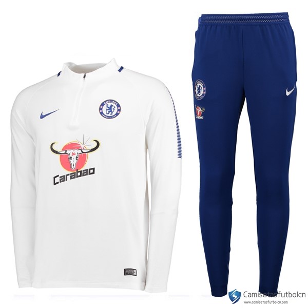 Chandal Chelsea Niño 2017-18 Blanco Azul